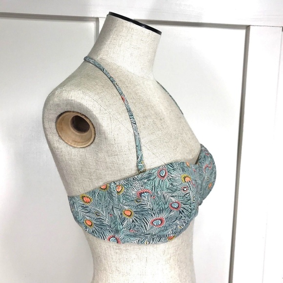 J. Crew Peacock Bikini Top - Picture 4 of 8